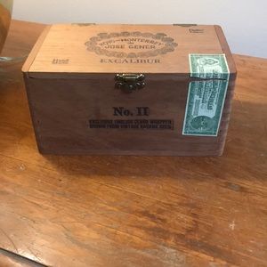Wooden cigar box